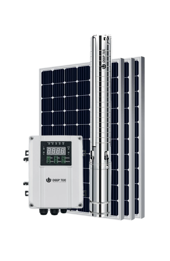 DEEP TEC 1100W (1.5HP) DC Solar Water Pump | 14,000L/Hr | 45m Head