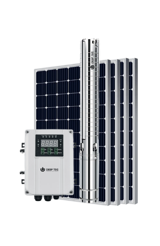 DEEP TEC 1500W (2HP) High Head Solar Pump | 70m Head | 14,500L/Hr