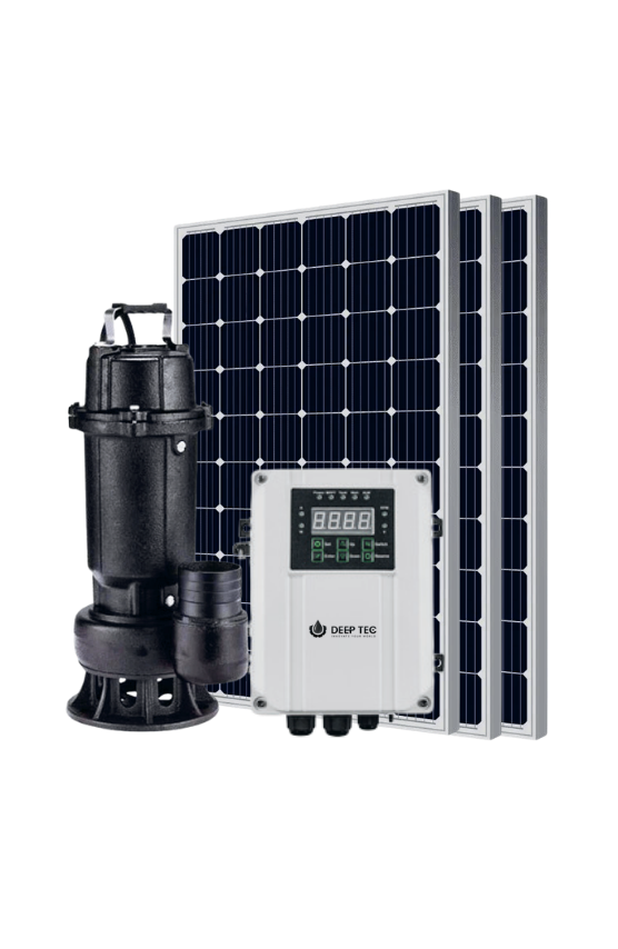 DEEP TEC 1500W (2HP) High Flow Solar Water Pump | 48,000L/Hr | 4" Outlet