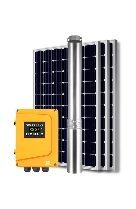 SAMKING 1000W AC/DC Solar Water Pump | 93m Head | Deep Borehole Pump