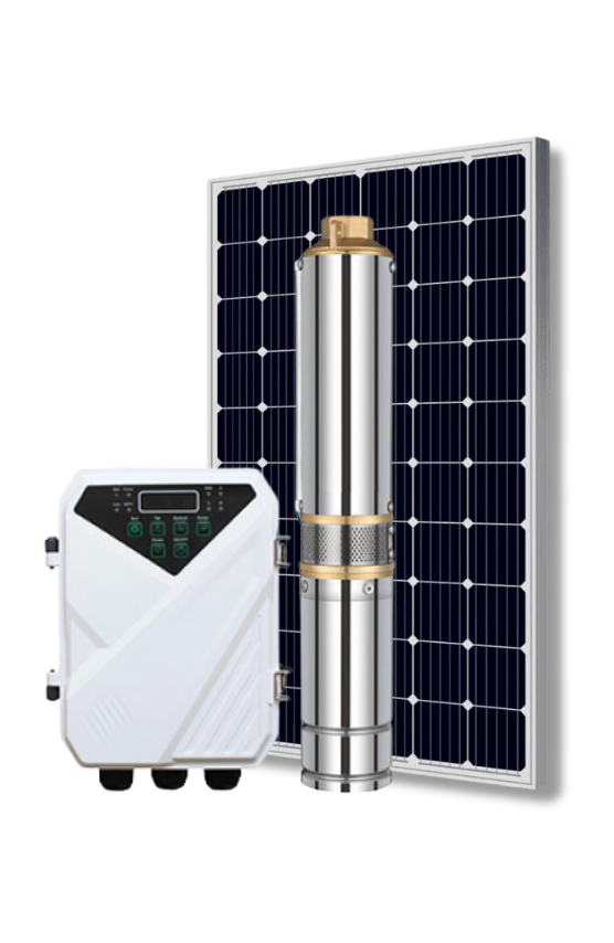 DIFFUL 500W Solar Submersible Pump | 45m Head | 25,000L/Day