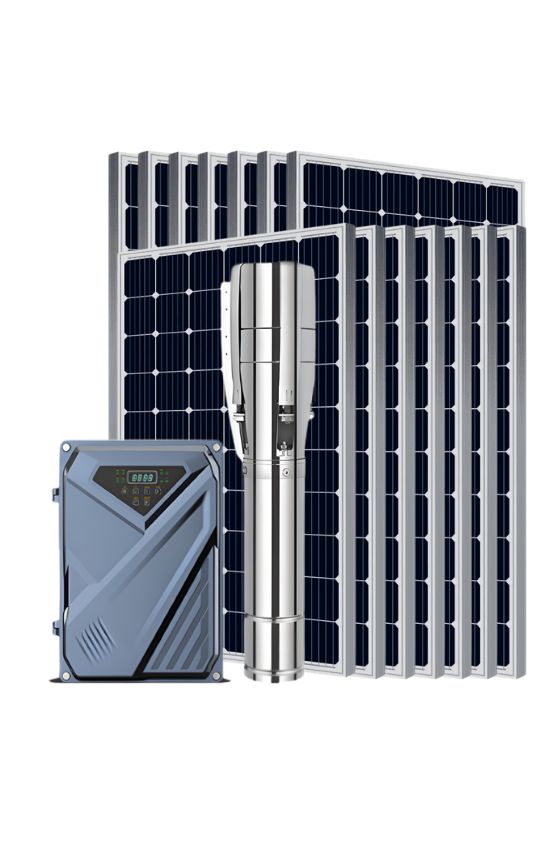 DIFFUL 5500W AC/DC Solar Pump | 7.5HP | 65,000l/hr Water Flow